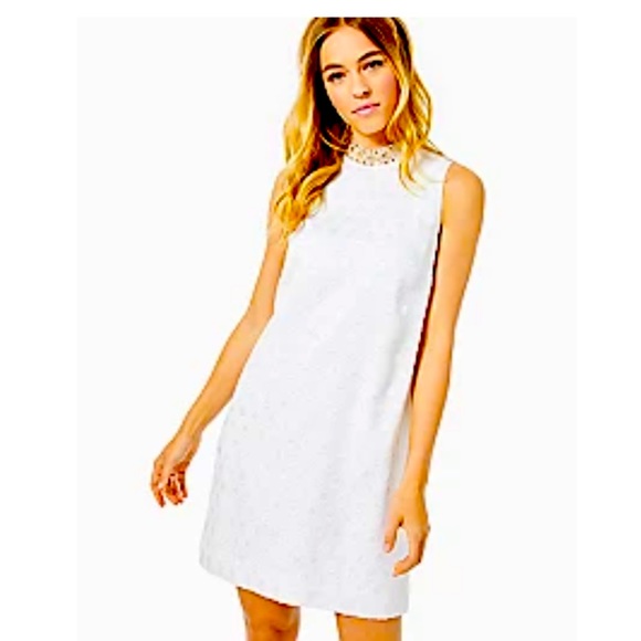 Lilly Pulitzer Brandi Beaded Shift Dress NWT - Picture 1 of 9